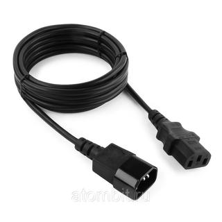 Удлинитель шнура питания Gembird PC-189-VDE-3M 3м черный